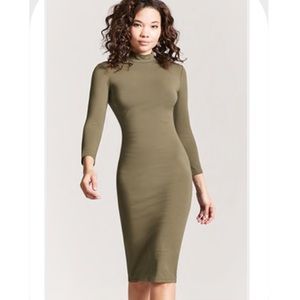 Mock Neck Dress
